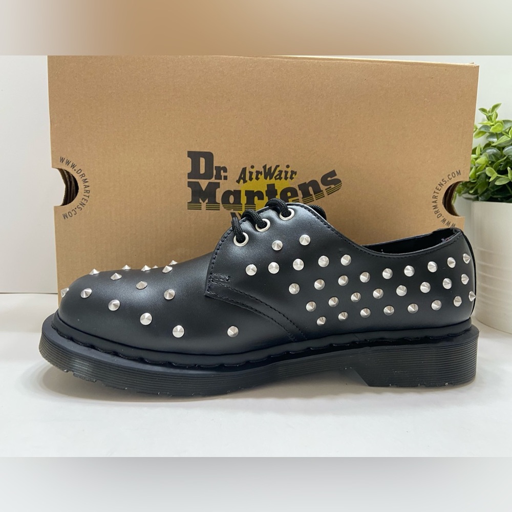 NEW Dr. Martens 1461 Stud Unisex Leather Oxford Derby Shoes M9/W10,M10/W11 $160 - Picture 6 of 10